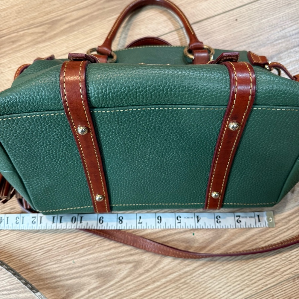 Dooney and Bourke Green Pebbled Grain Leather Bag - Picture 9 of 10